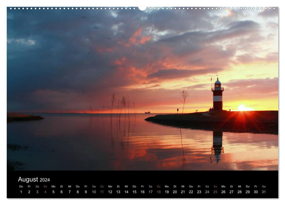 Leuchtturm "Kleiner Preuße" (CALVENDO Premium Wandkalender 2024)
