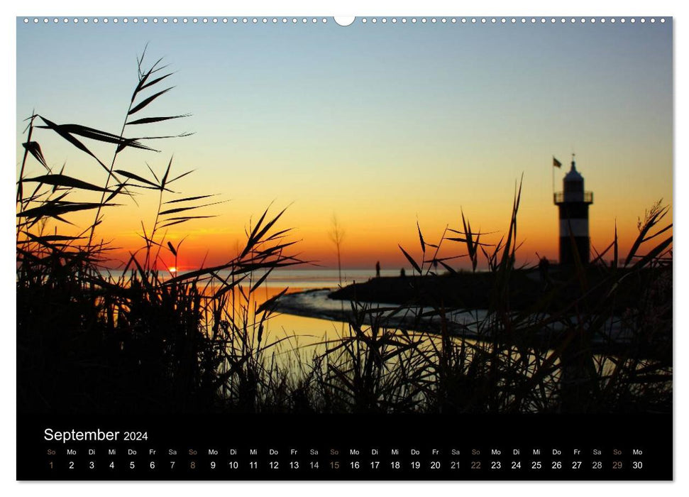 Leuchtturm "Kleiner Preuße" (CALVENDO Premium Wandkalender 2024)