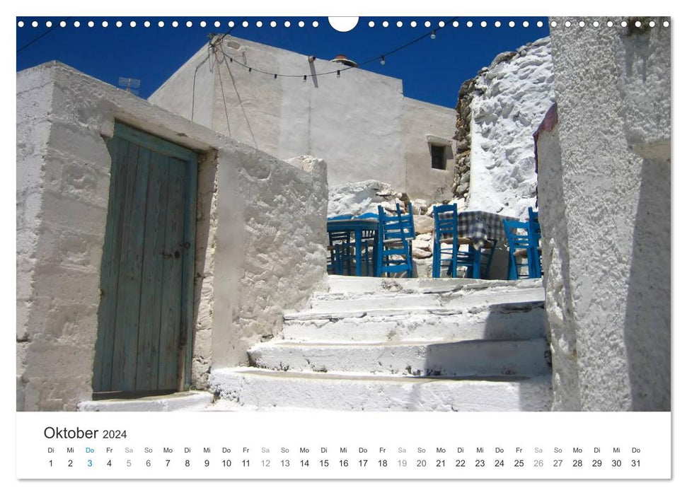 Hellas - une mer de couleurs (calendrier mural CALVENDO 2024) 