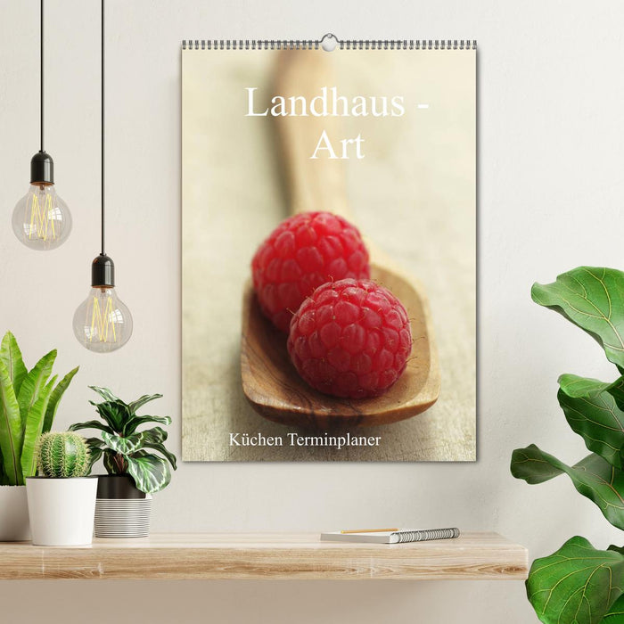Landhaus-Art – Küchen Terminplaner / Planer (CALVENDO Wandkalender 2024)