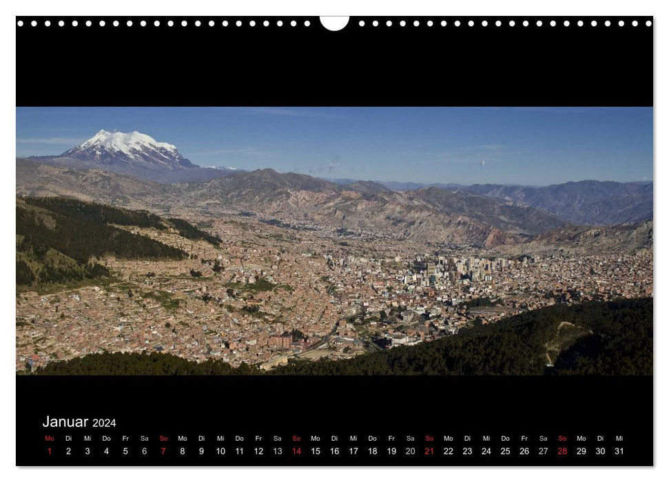 Peru & Bolivien - Land der Inka (CALVENDO Wandkalender 2024)