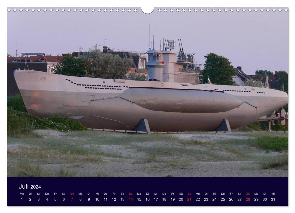 Rund um die Kieler Förde (CALVENDO Wandkalender 2024)