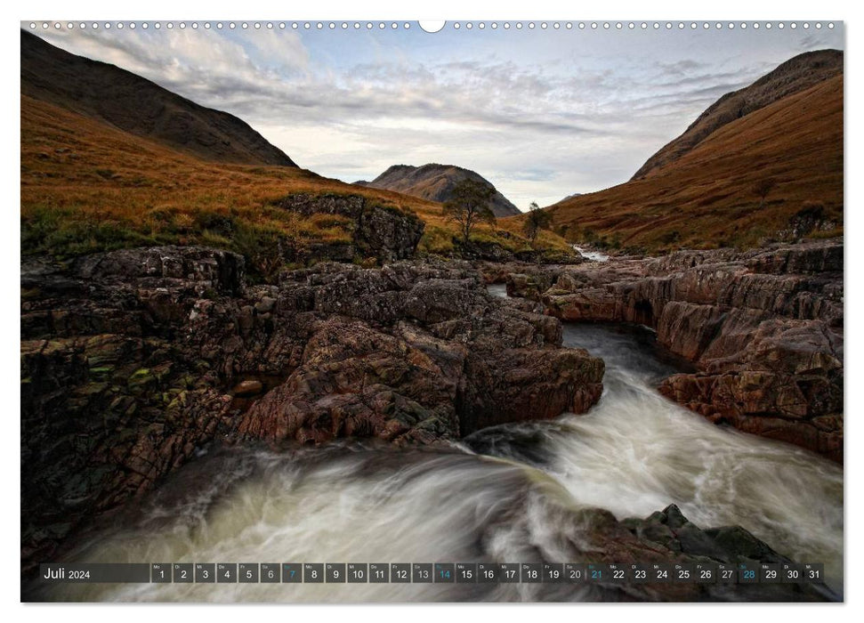 Abenteuer Schottland (CALVENDO Wandkalender 2024)