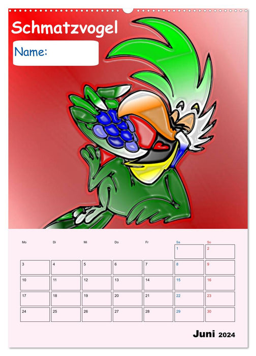 Calendrier / planificateur Joker (Calendrier mural CALVENDO Premium 2024) 