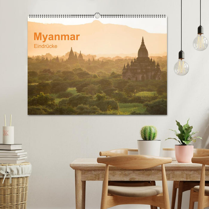 Myanmar - Impressions (Calendrier mural CALVENDO 2024) 