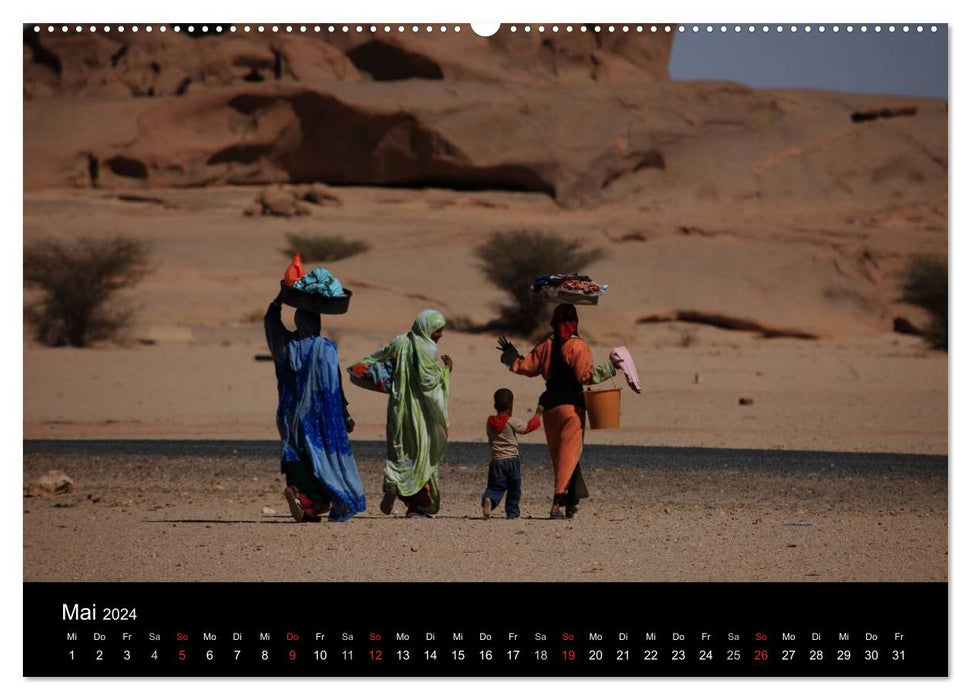 Die Sahara in Algerien / CH-Version (CALVENDO Premium Wandkalender 2024)