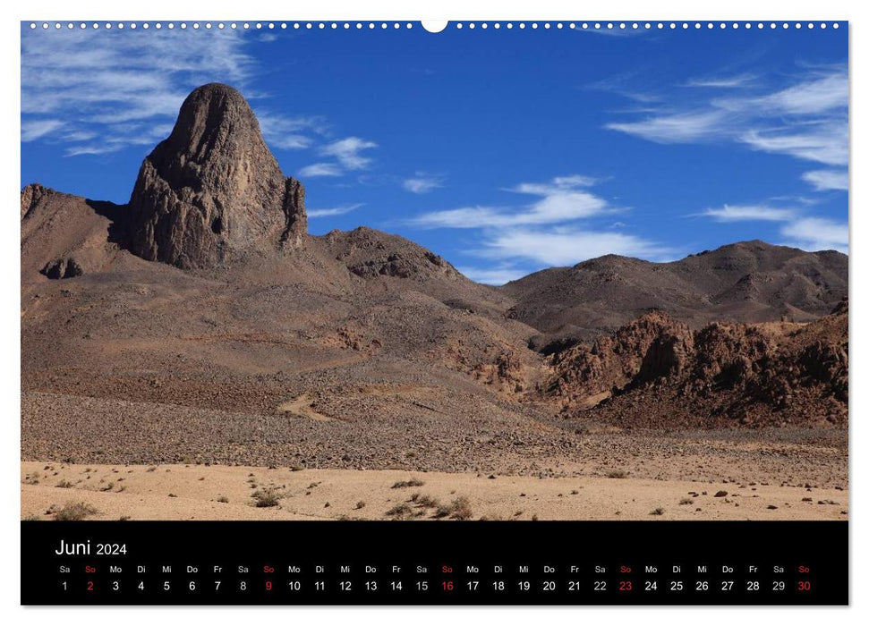 Le Sahara en Algérie / version CH (Calendrier mural CALVENDO Premium 2024) 