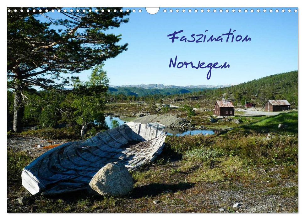 Fascination Norvège (Calendrier mural CALVENDO 2024) 