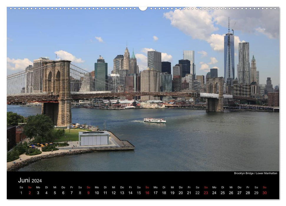 New York City (CALVENDO Premium Wandkalender 2024)