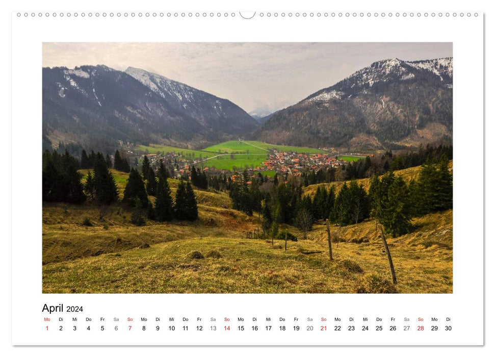 Préalpes bavaroises / Monts Mangfall (Calvendo Premium Wall Calendar 2024) 