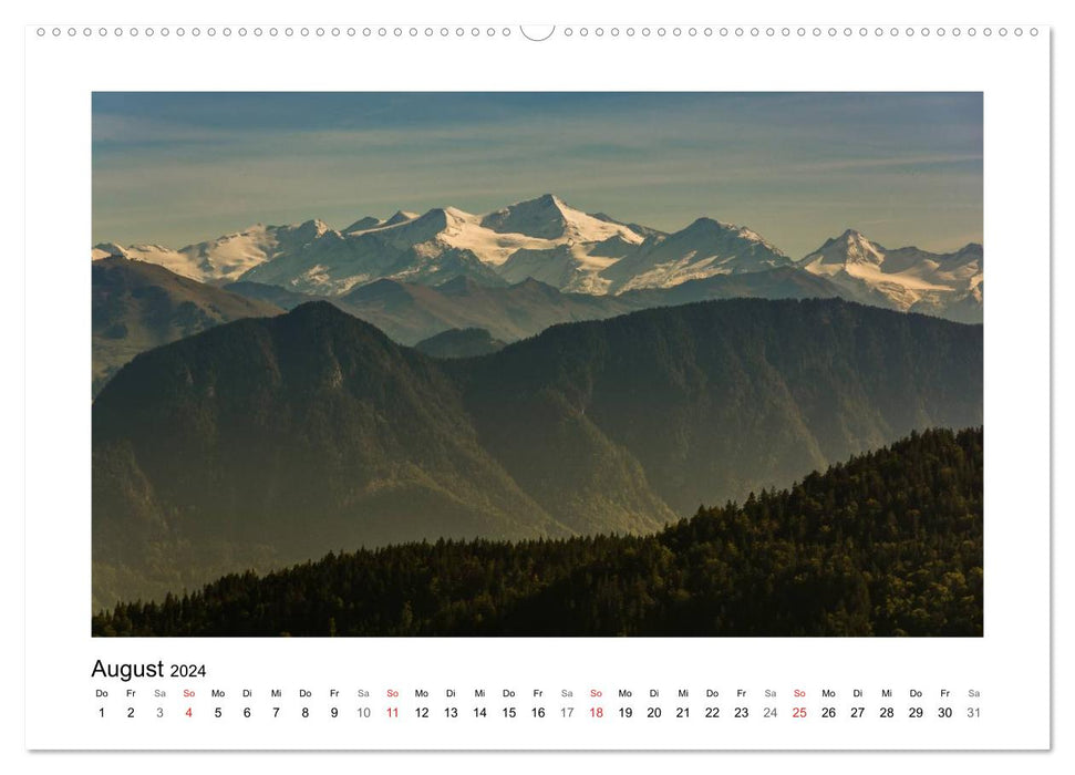 Préalpes bavaroises / Monts Mangfall (Calvendo Premium Wall Calendar 2024) 