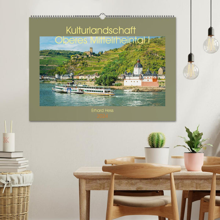 Cultural landscape of the Upper Middle Rhine Valley I (CALVENDO wall calendar 2024) 