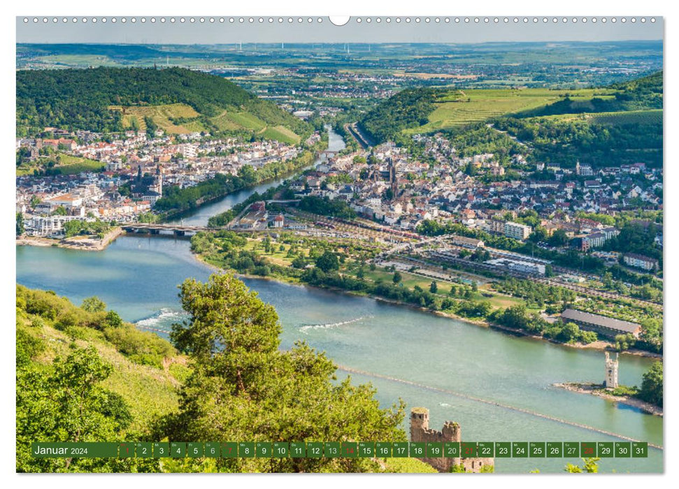 Cultural landscape of the Upper Middle Rhine Valley I (CALVENDO wall calendar 2024) 