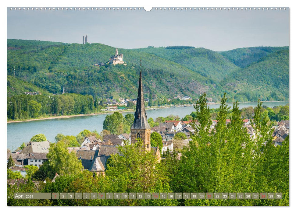 Cultural landscape of the Upper Middle Rhine Valley I (CALVENDO wall calendar 2024) 