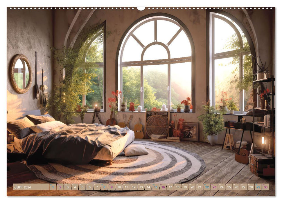 Räume für die Seele (CALVENDO Wandkalender 2024)