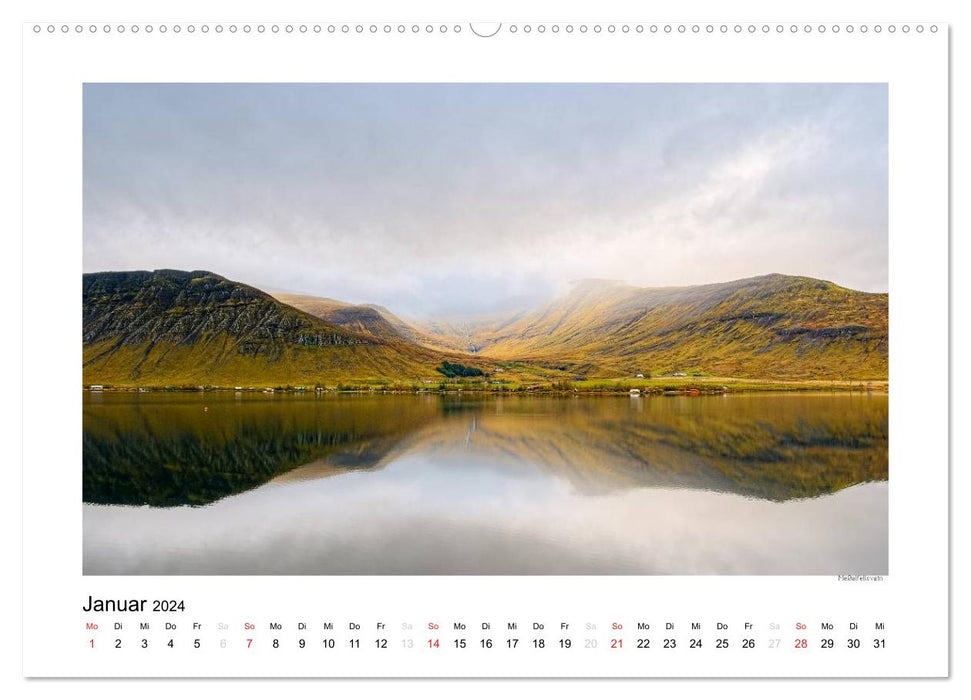 Islande magique (Calvendo Premium Calendrier mural 2024) 