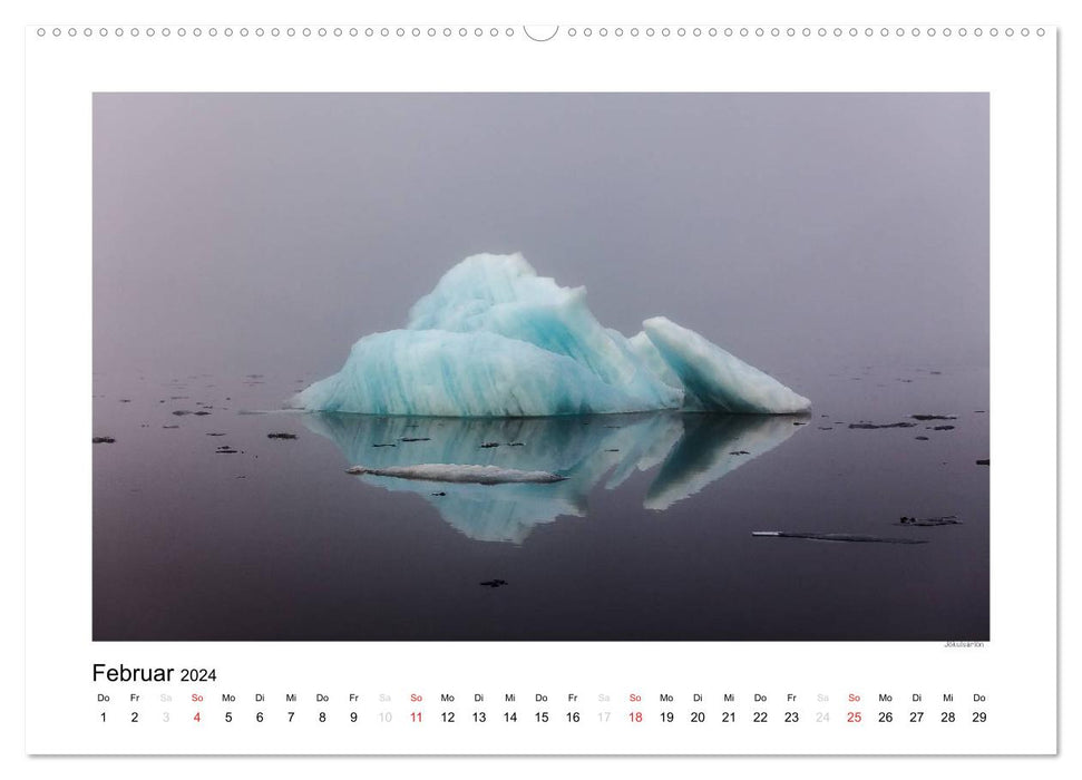 Islande magique (Calvendo Premium Calendrier mural 2024) 