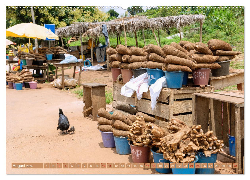Gewürze und Aromen Westafrikas - Märkte in Ghana (CALVENDO Wandkalender 2024)
