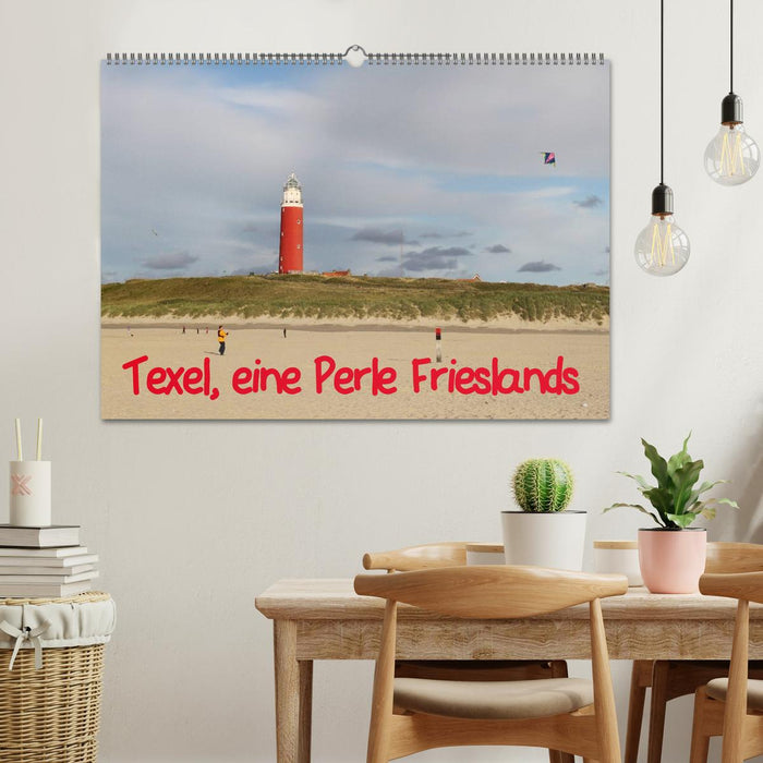 Texel, une perle de la Frise (Calendrier mural CALVENDO 2024) 