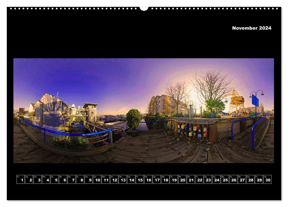 Vancouver / Canada dans une fascinante photographie panoramique à 360° (Calvendo Premium Wall Calendar 2024) 
