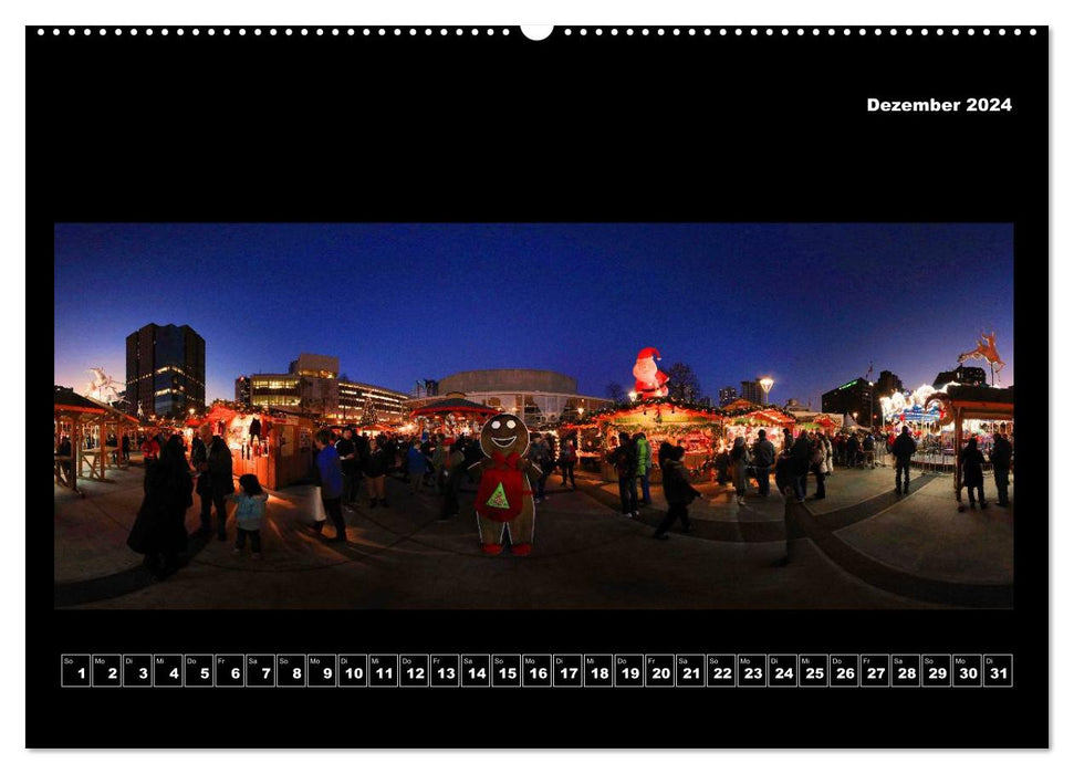 Vancouver / Canada dans une fascinante photographie panoramique à 360° (Calvendo Premium Wall Calendar 2024) 