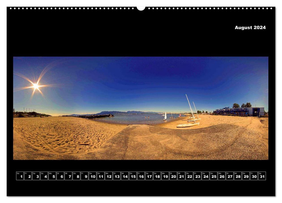 Vancouver / Kanada in faszinierender 360° Panorama-Photographie (CALVENDO Premium Wandkalender 2024)