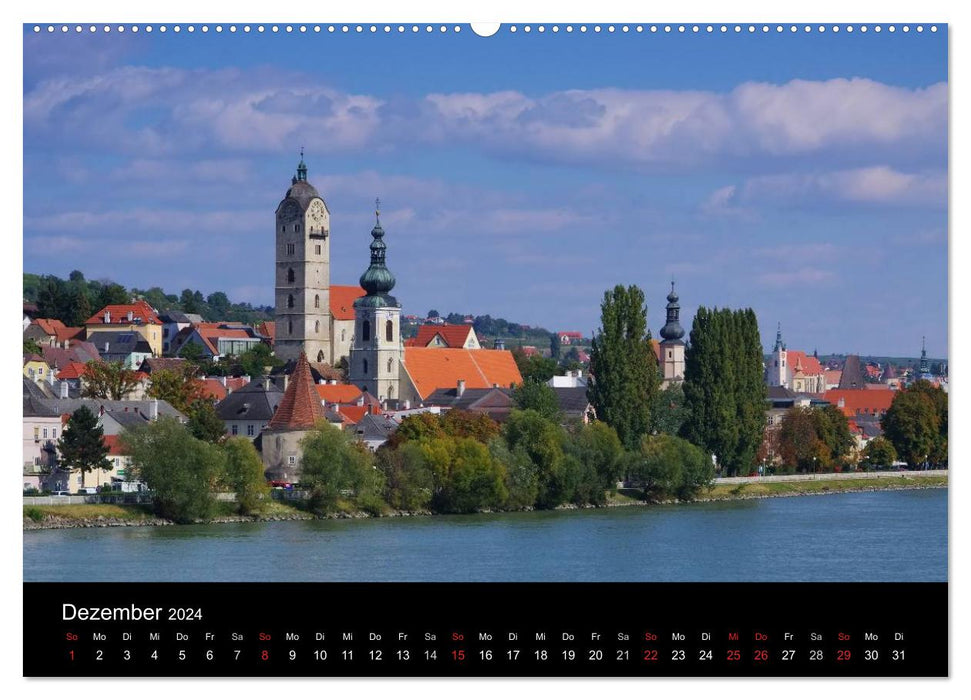 Die Wachau - Bezaubernde Orte an der Donau (CALVENDO Wandkalender 2024)