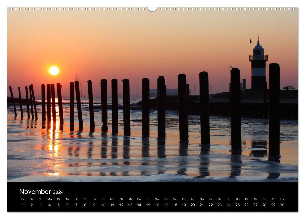 Lighthouse "Little Prussia" (CALVENDO wall calendar 2024) 