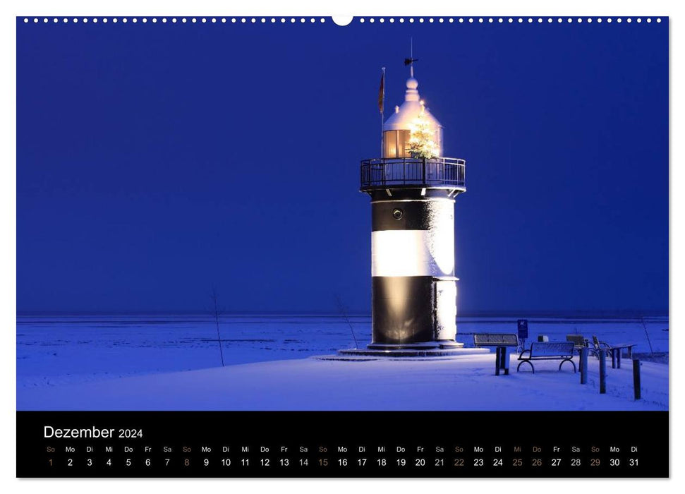 Lighthouse "Little Prussia" (CALVENDO wall calendar 2024) 