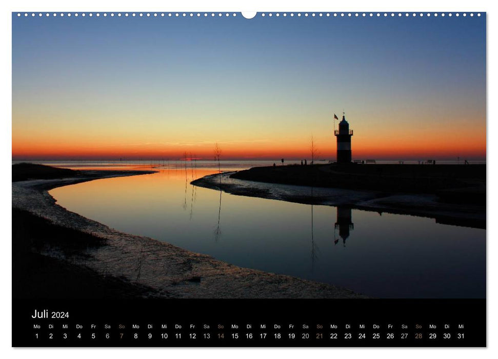 Lighthouse "Little Prussia" (CALVENDO wall calendar 2024) 