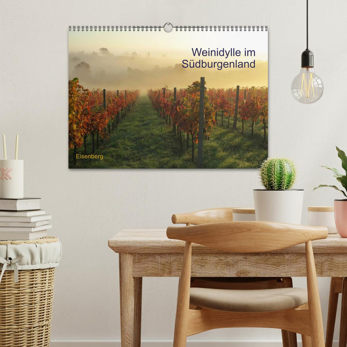 Wine idyll in southern Burgenland (CALVENDO wall calendar 2024) 