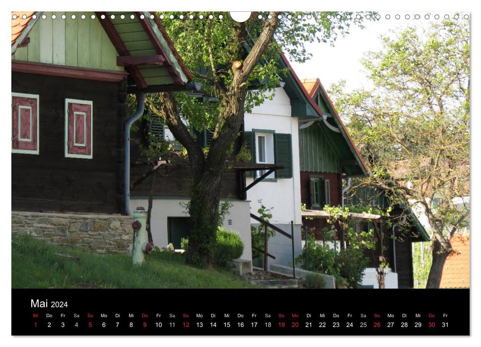 Wine idyll in southern Burgenland (CALVENDO wall calendar 2024) 