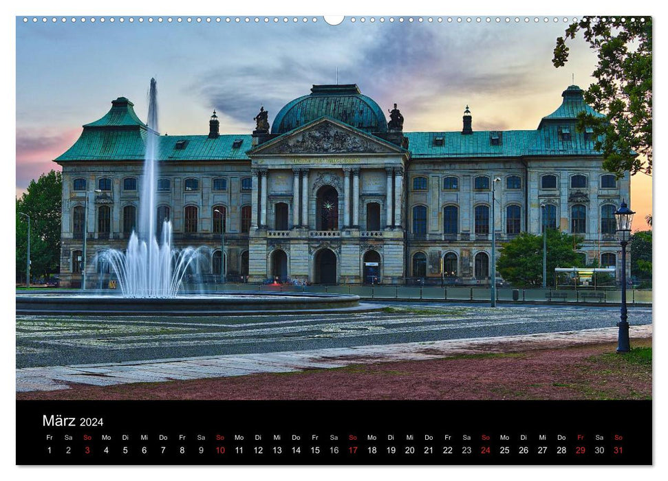 Dresden 2024 (CALVENDO Wandkalender 2024)