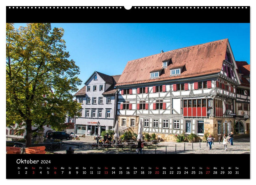 Esslingen am Neckar - Vom Mittelalter in die Moderne (CALVENDO Premium Wandkalender 2024)