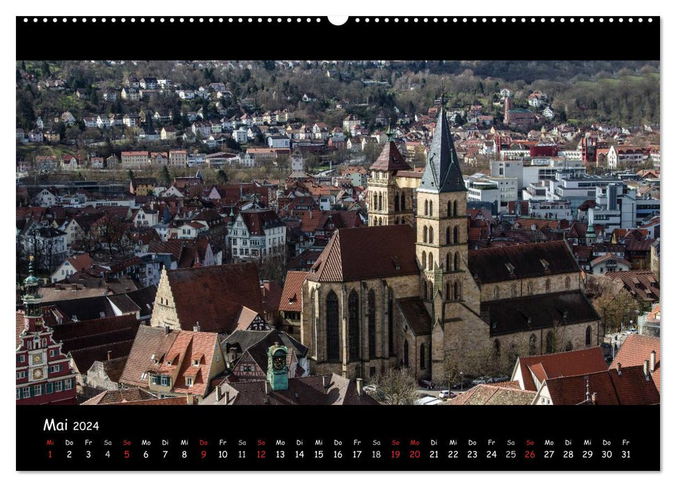 Esslingen am Neckar - Vom Mittelalter in die Moderne (CALVENDO Premium Wandkalender 2024)