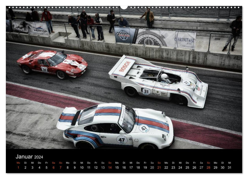 Raceday (Calendrier mural CALVENDO Premium 2024) 