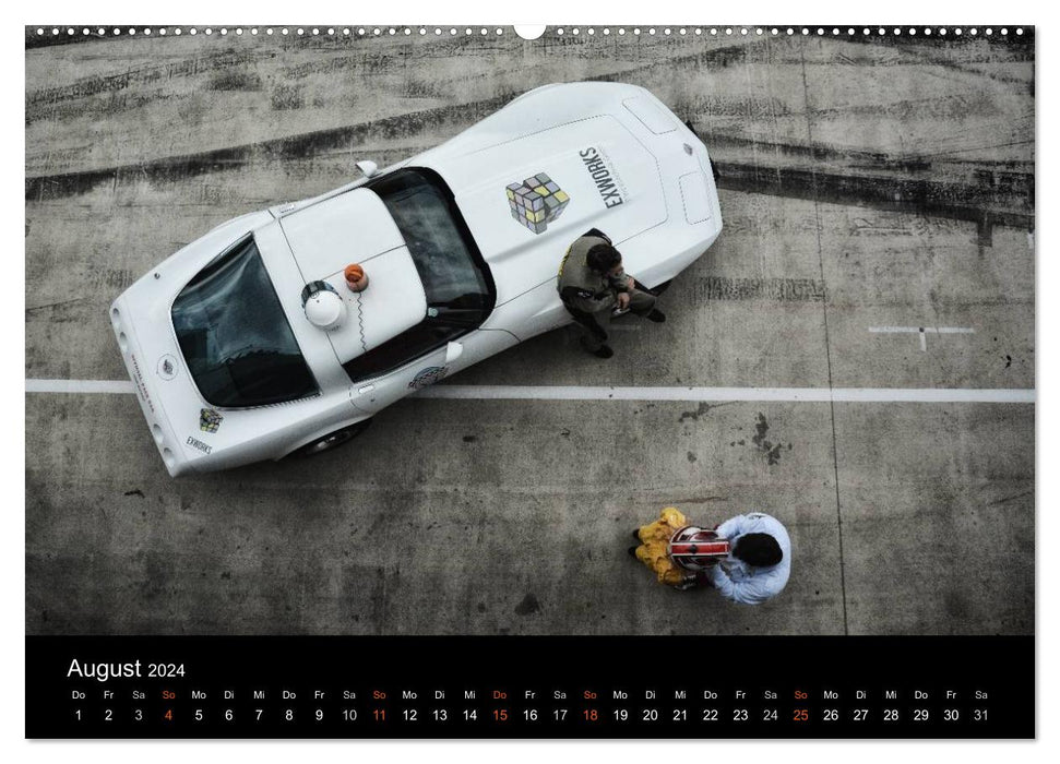 Raceday (Calendrier mural CALVENDO Premium 2024) 