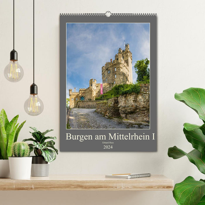 Castles on the Middle Rhine I (CALVENDO wall calendar 2024) 