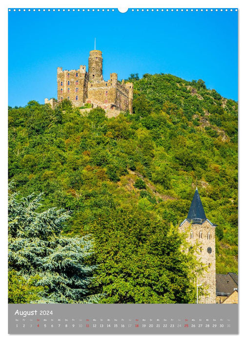 Castles on the Middle Rhine I (CALVENDO wall calendar 2024) 