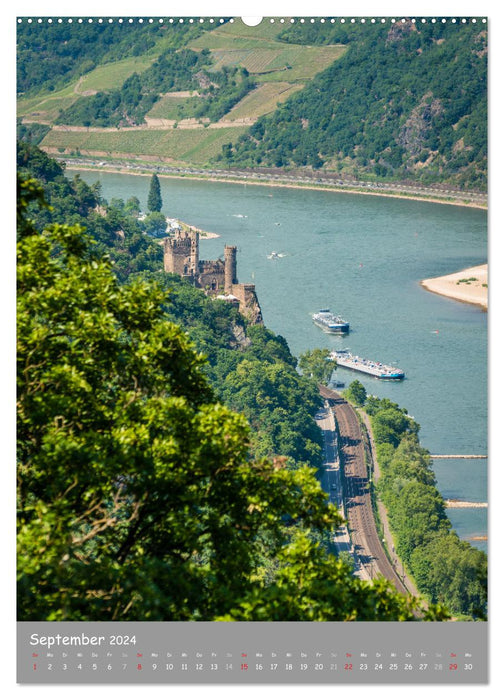 Burgen am Mittelrhein I (CALVENDO Wandkalender 2024)