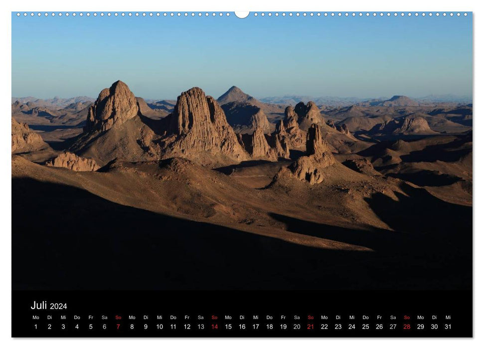 Die Sahara in Algerien (CALVENDO Premium Wandkalender 2024)