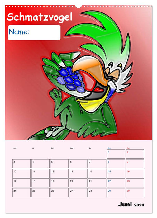Joker calendar / planner (CALVENDO wall calendar 2024) 