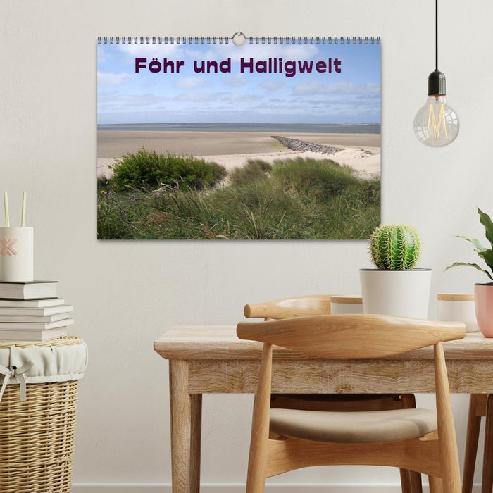 Föhr und Halligwelt 2024 (CALVENDO Wandkalender 2024)