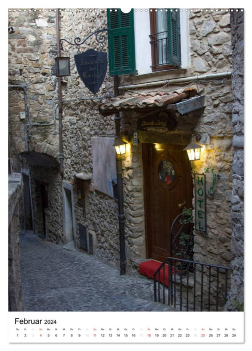 Ligurian villages (CALVENDO wall calendar 2024) 