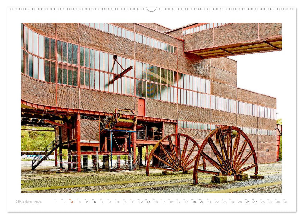 Zeche Zollverein. Weltkulturerbe. (CALVENDO Wandkalender 2024)