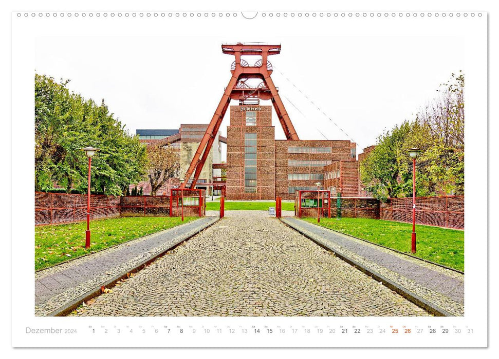 Zollverein Coal Mine. World Heritage. (CALVENDO wall calendar 2024) 