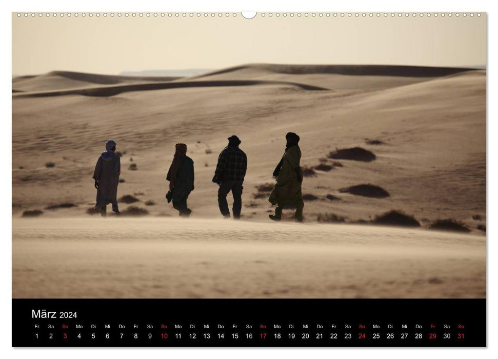 The Sahara in Algeria / CH version (CALVENDO wall calendar 2024) 
