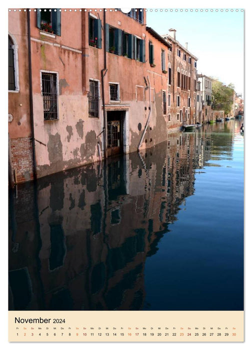 Venedig Reflexionen (CALVENDO Premium Wandkalender 2024)