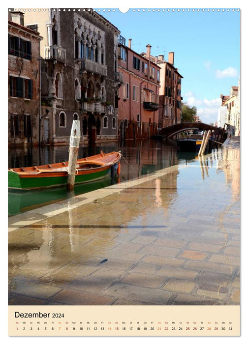 Venedig Reflexionen (CALVENDO Premium Wandkalender 2024)
