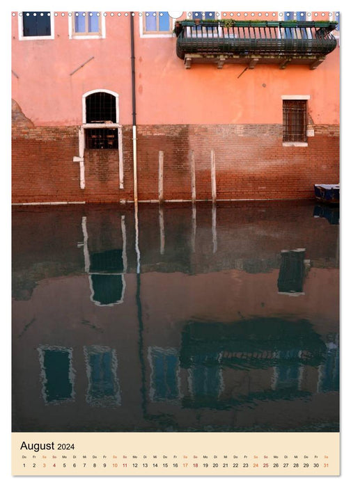 Venedig Reflexionen (CALVENDO Premium Wandkalender 2024)